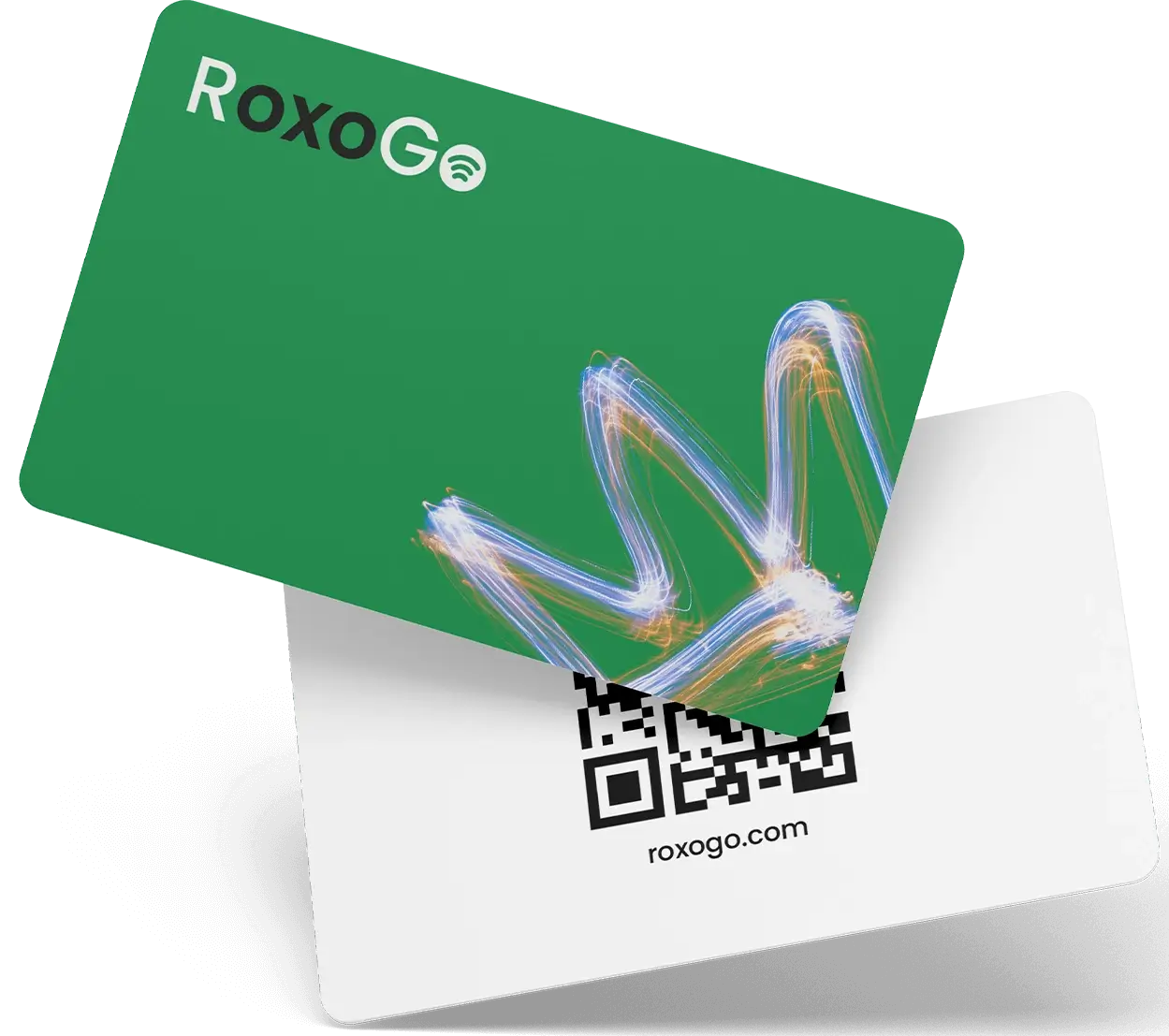 RoxoGo Member Card — green NFC card