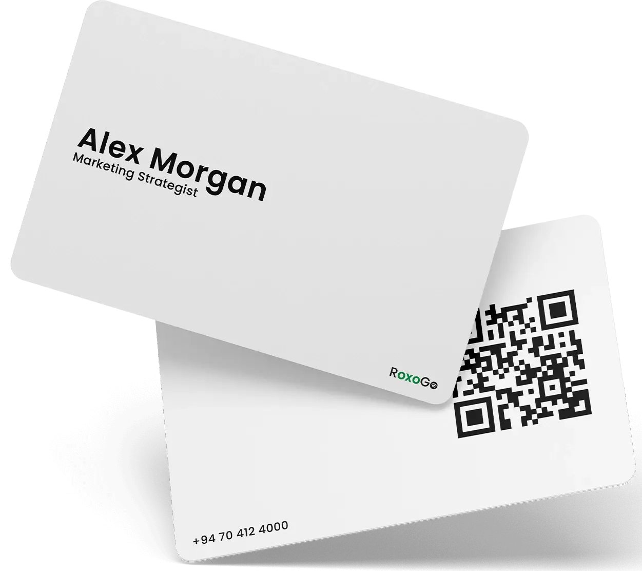 RoxoGo Pure Card — white NFC card